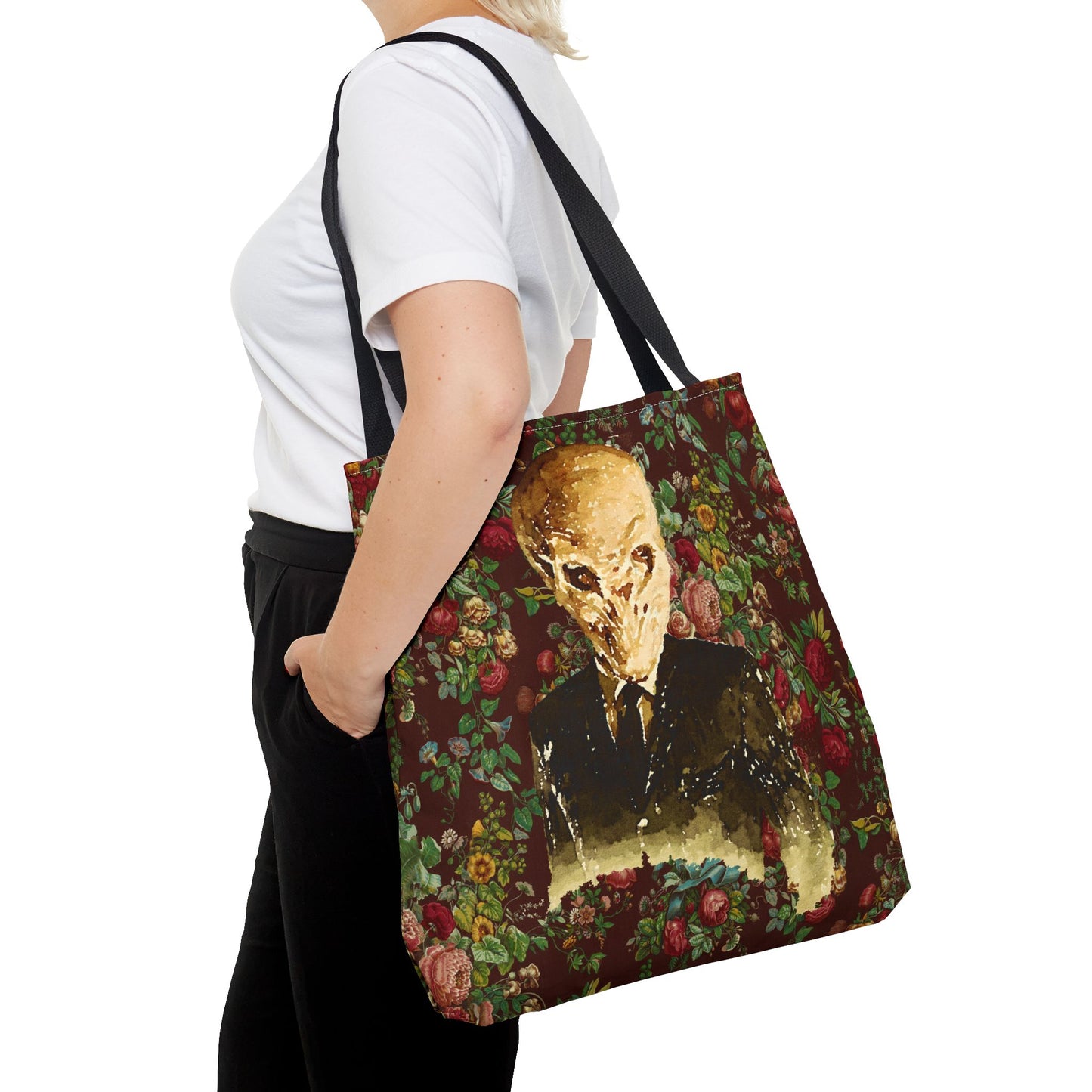 The Silence Tote Bag, Sci-Fi Fan Gift, TV Show Merchandise, Time Traveler Tote, Geeky Shoulder Bag, Whovian Accessories