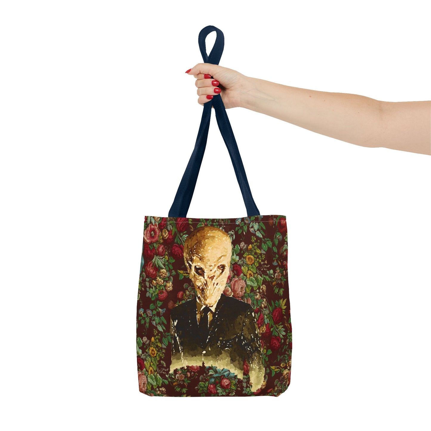 The Silence Tote Bag, Sci-Fi Fan Gift, TV Show Merchandise, Time Traveler Tote, Geeky Shoulder Bag, Whovian Accessories