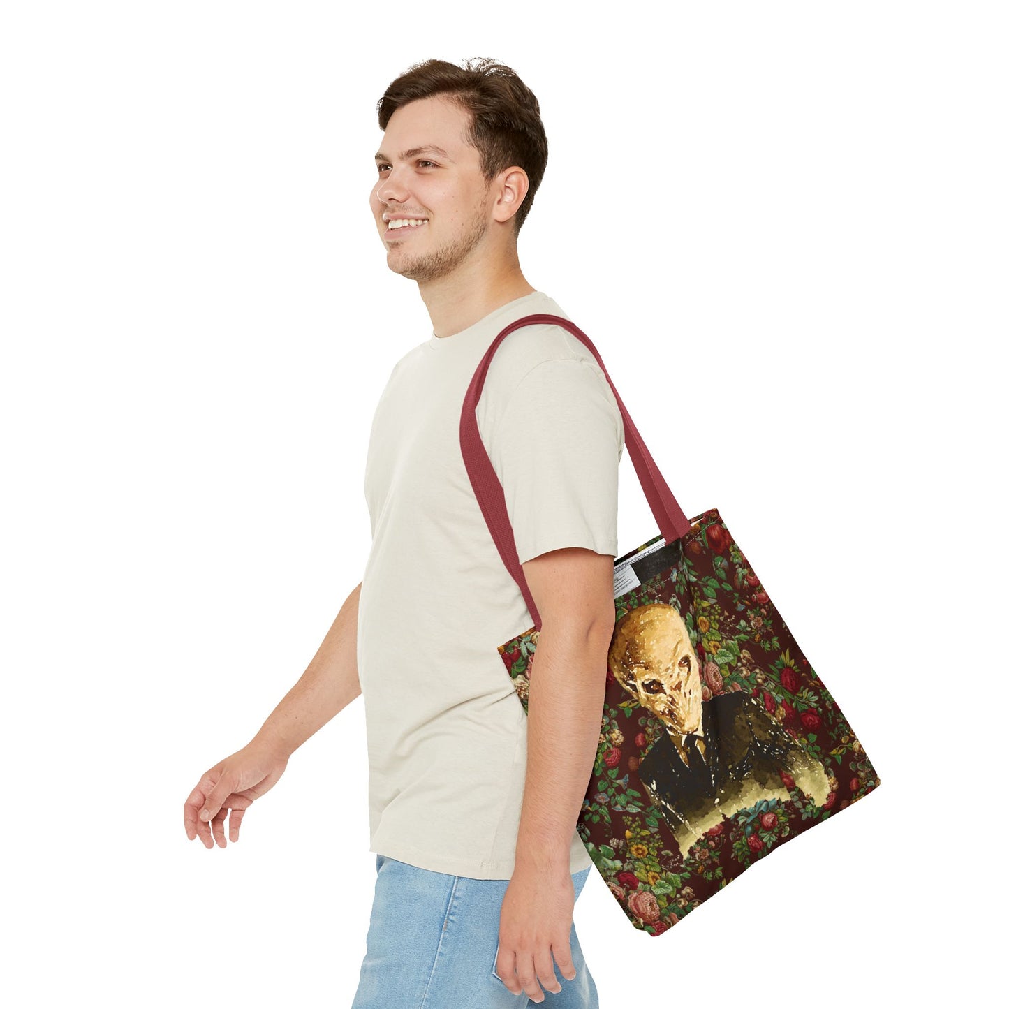 The Silence Tote Bag, Sci-Fi Fan Gift, TV Show Merchandise, Time Traveler Tote, Geeky Shoulder Bag, Whovian Accessories