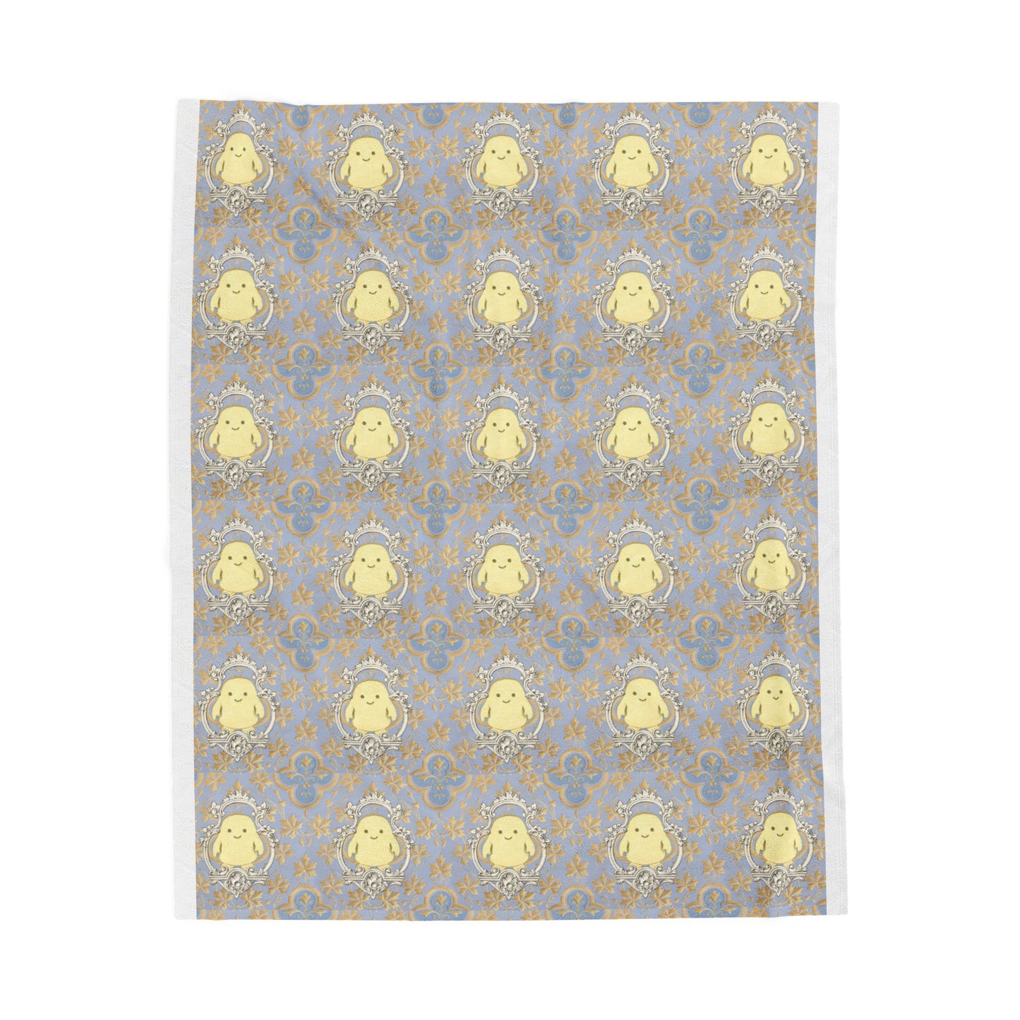 Doctor Who Adipose Pattern Velveteen Plush Blanket