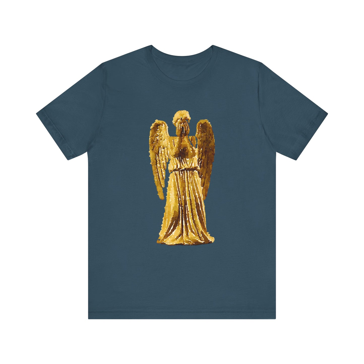 Weeping Angels Doctor Who Tshirt, Unisex Tee, Short Sleeve Top, Sci-Fi Fan Shirt, Retro TV Series Apparel