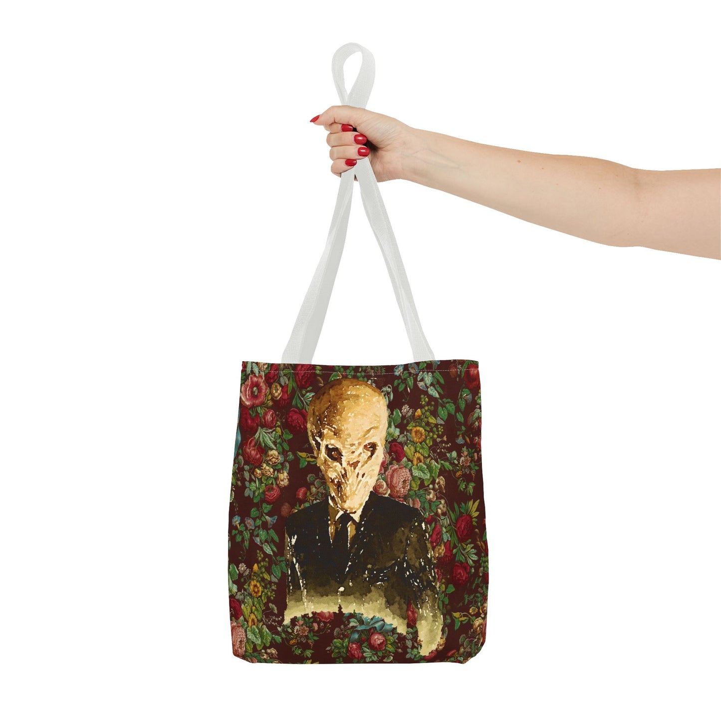 The Silence Tote Bag, Sci-Fi Fan Gift, TV Show Merchandise, Time Traveler Tote, Geeky Shoulder Bag, Whovian Accessories