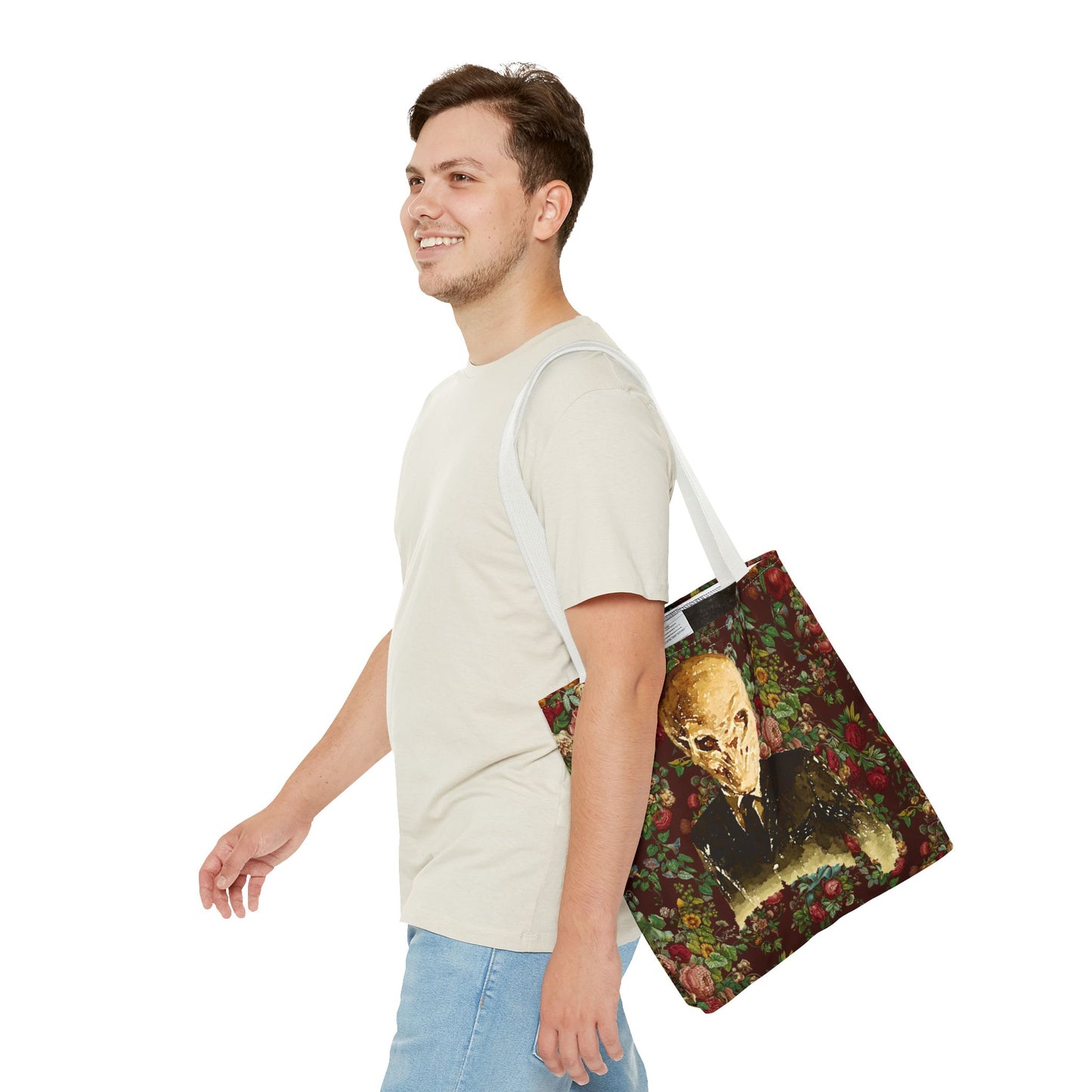 The Silence Tote Bag, Sci-Fi Fan Gift, TV Show Merchandise, Time Traveler Tote, Geeky Shoulder Bag, Whovian Accessories