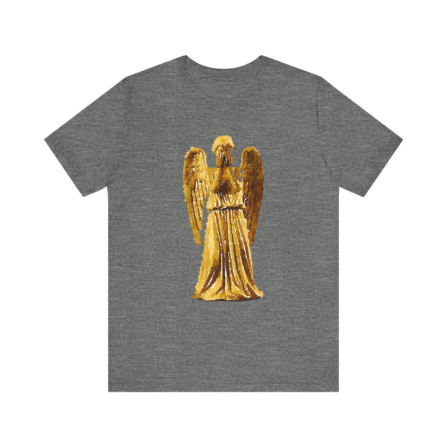 Weeping Angels Doctor Who Tshirt, Unisex Tee, Short Sleeve Top, Sci-Fi Fan Shirt, Retro TV Series Apparel