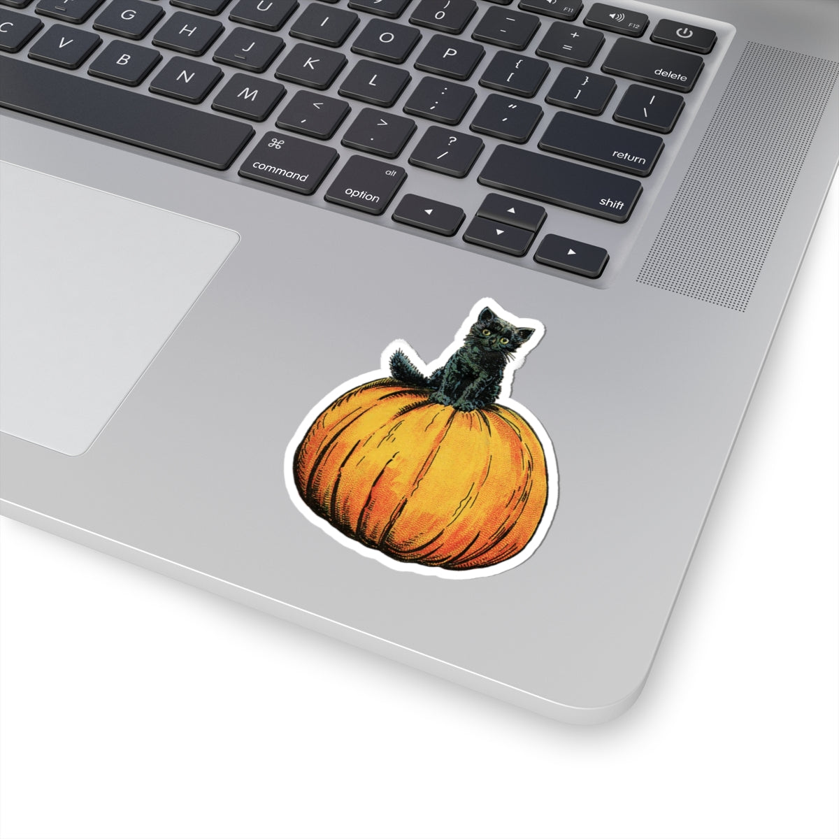 Halloween Black Kitten Sticker