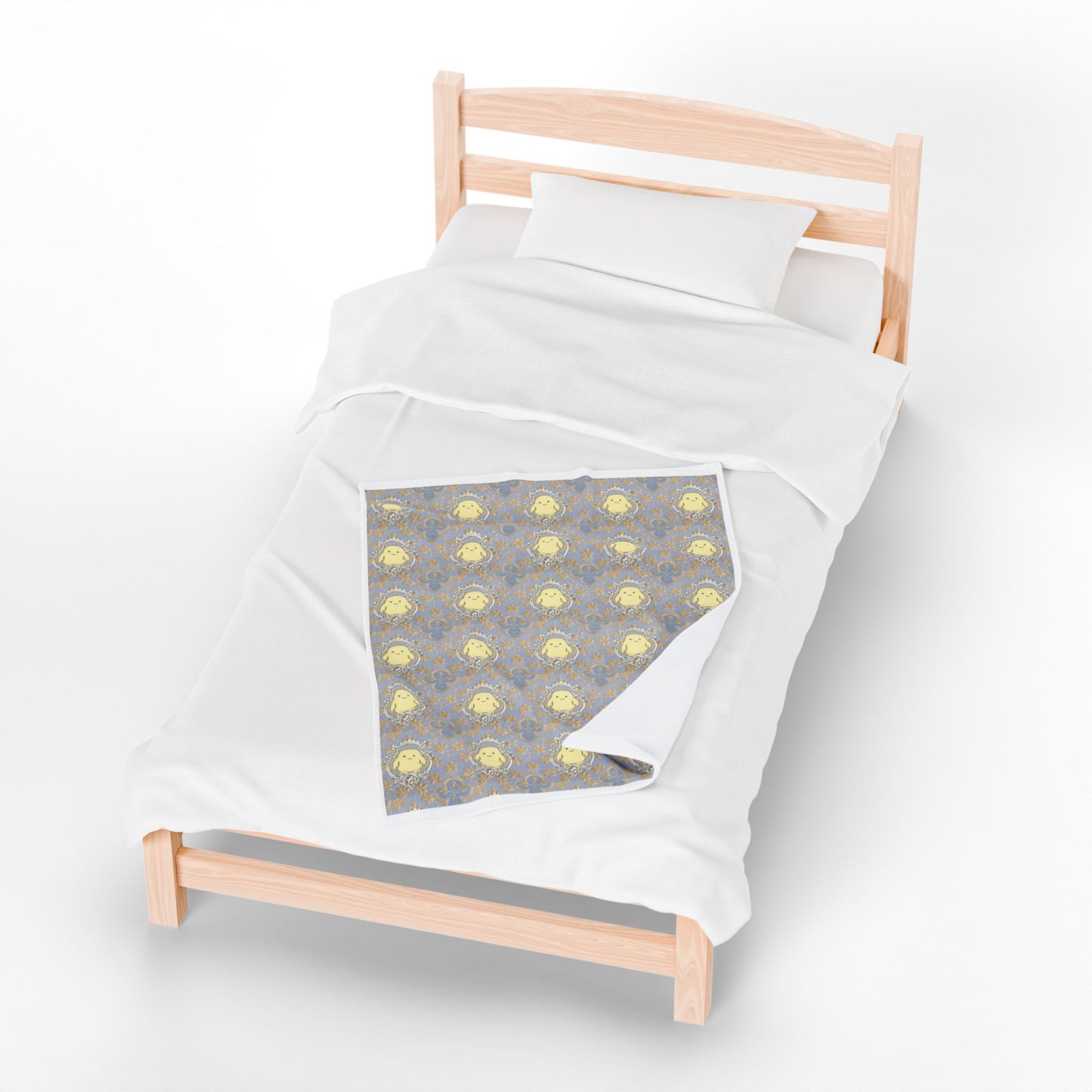 Doctor Who Adipose Pattern Velveteen Plush Blanket