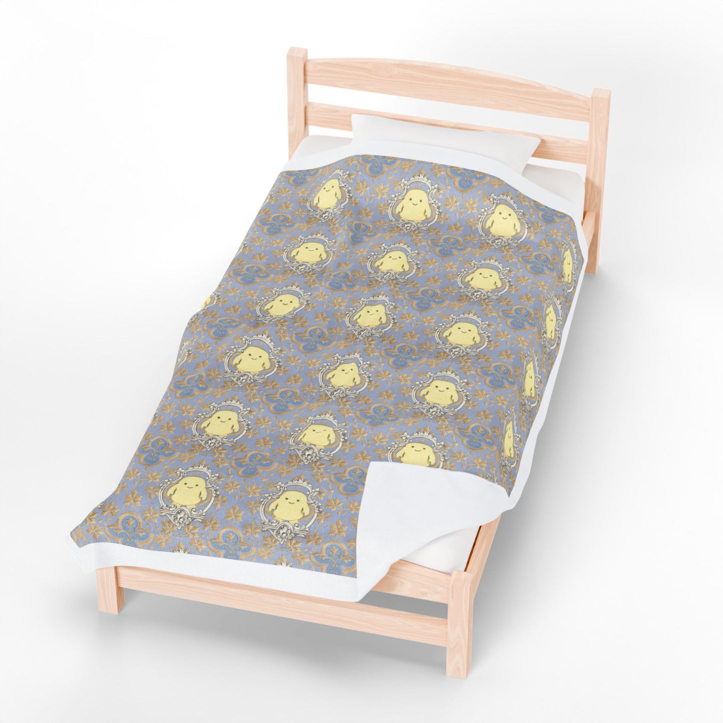 Doctor Who Adipose Pattern Velveteen Plush Blanket