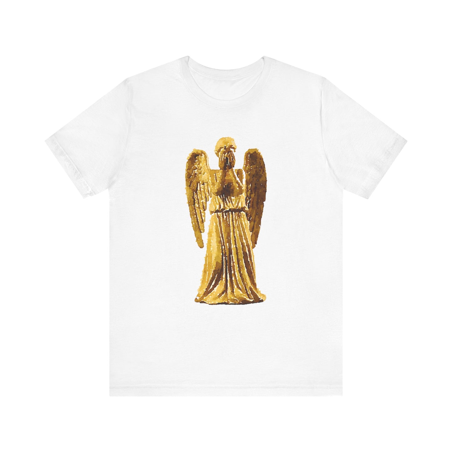 Weeping Angels Doctor Who Tshirt, Unisex Tee, Short Sleeve Top, Sci-Fi Fan Shirt, Retro TV Series Apparel