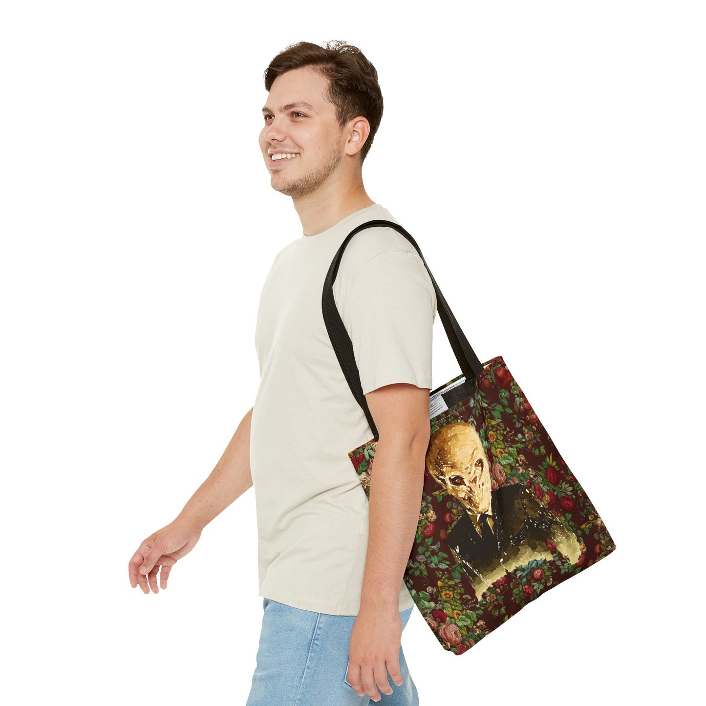The Silence Tote Bag, Sci-Fi Fan Gift, TV Show Merchandise, Time Traveler Tote, Geeky Shoulder Bag, Whovian Accessories