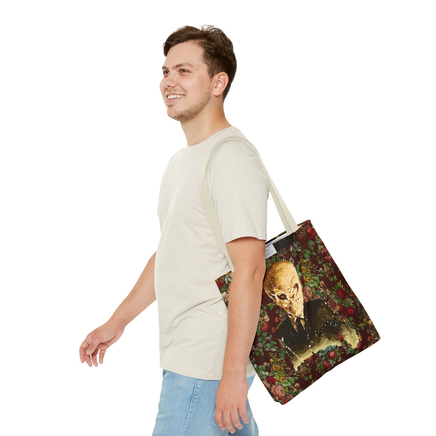 The Silence Tote Bag, Sci-Fi Fan Gift, TV Show Merchandise, Time Traveler Tote, Geeky Shoulder Bag, Whovian Accessories