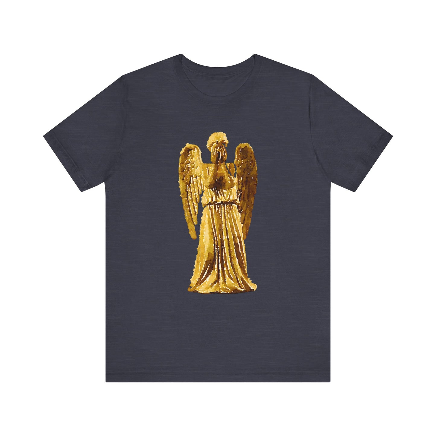 Weeping Angels Doctor Who Tshirt, Unisex Tee, Short Sleeve Top, Sci-Fi Fan Shirt, Retro TV Series Apparel