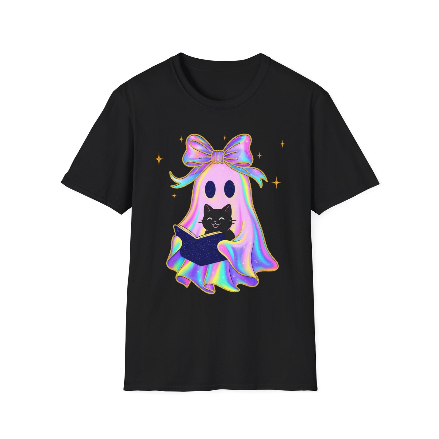 Pink Ghost Cat T-Shirt