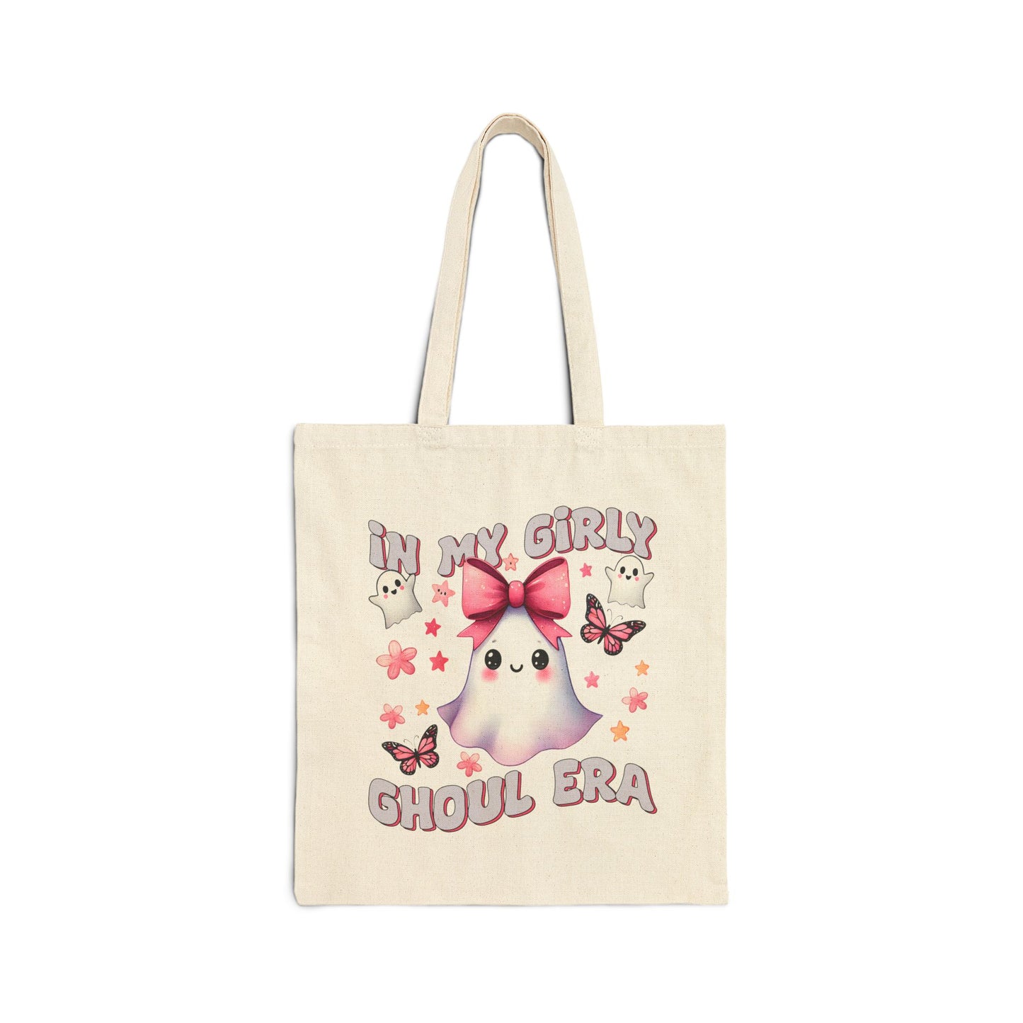 In My Spooky Ghouls Era Cotton Canvas Tote Bag