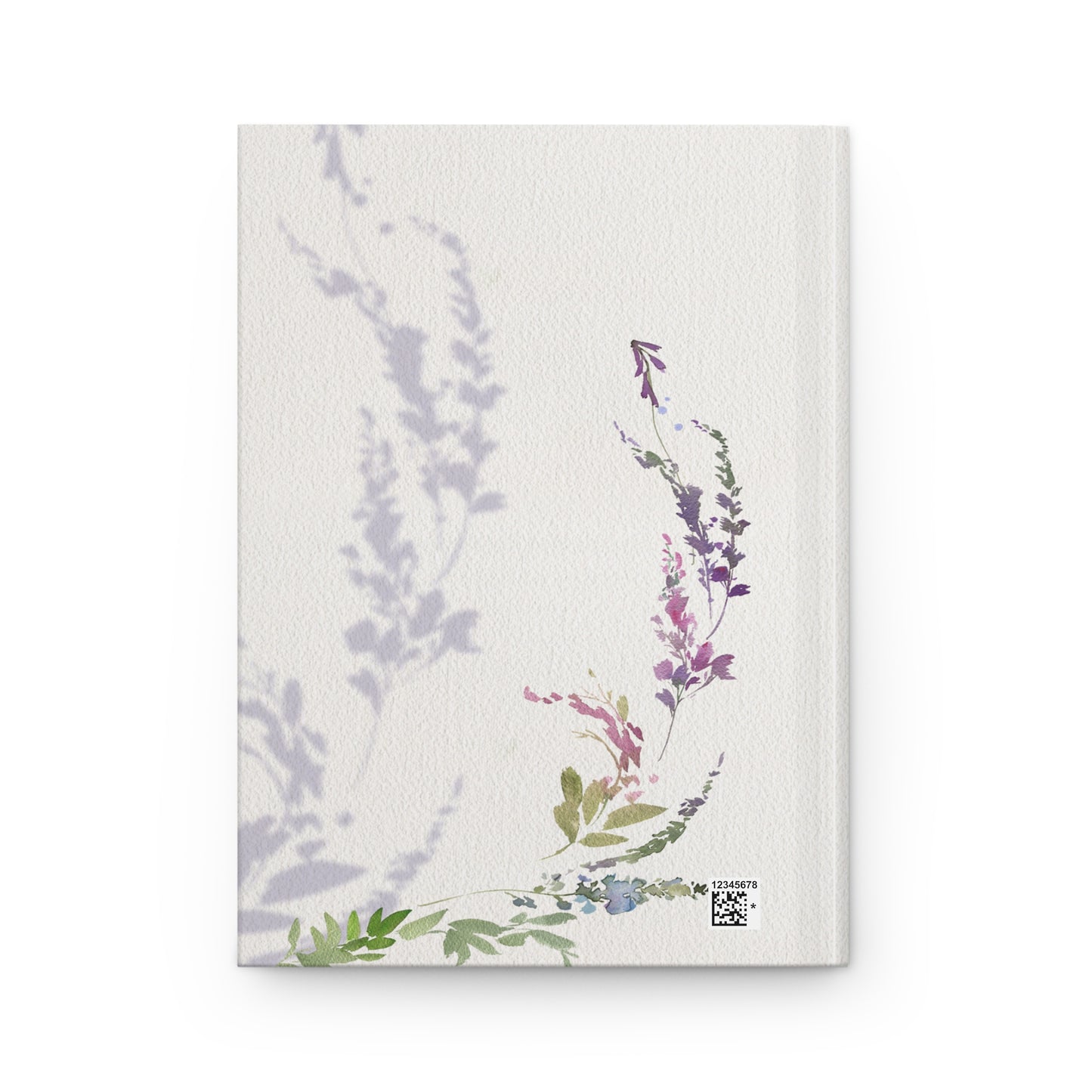 Wild flower in shadow Hardcover Journal Matte