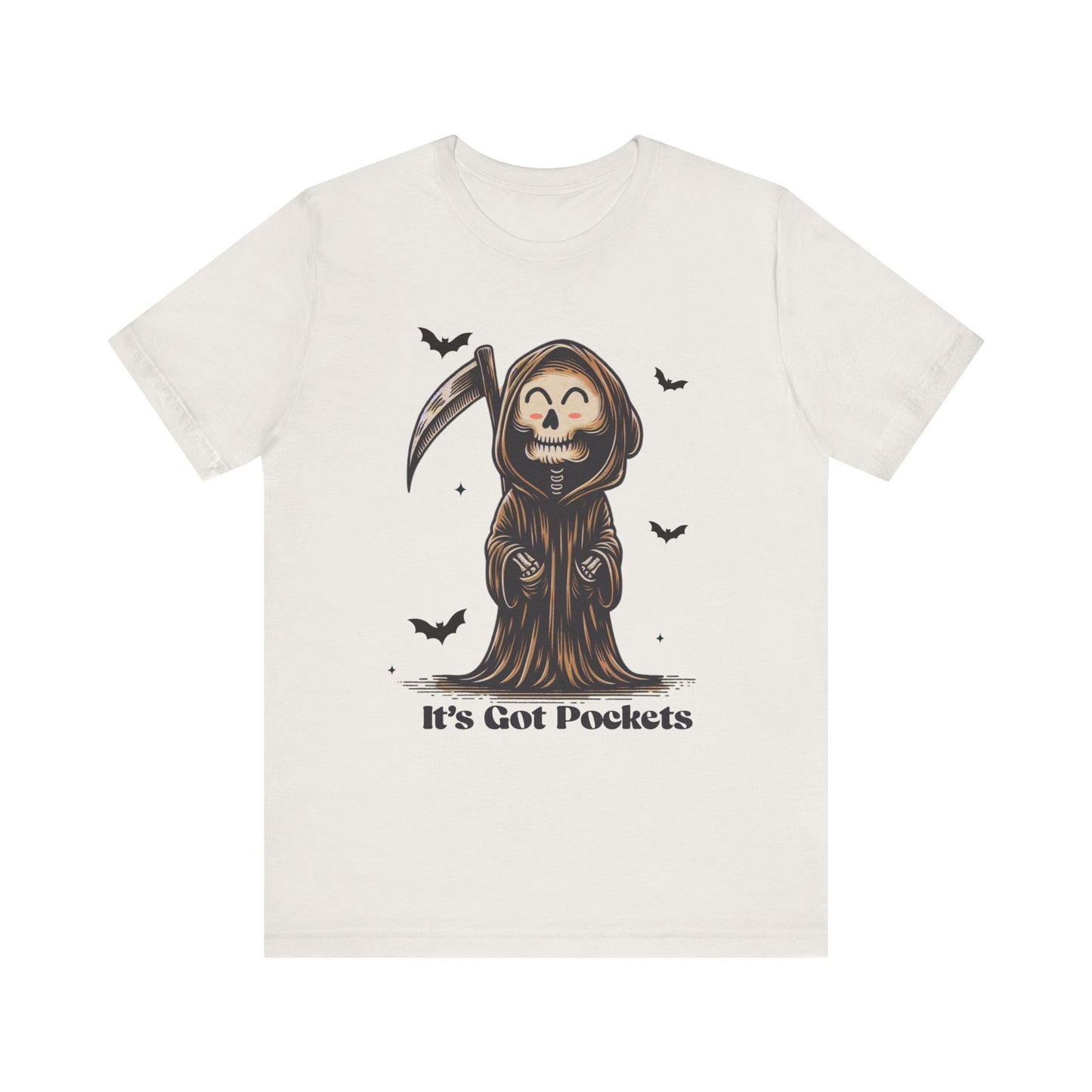 It's Got Pockets Grim Reaper Unisex Jersey Short Sleeve Tee