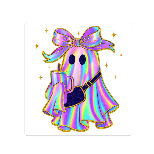 On the go Ghostie Sticker