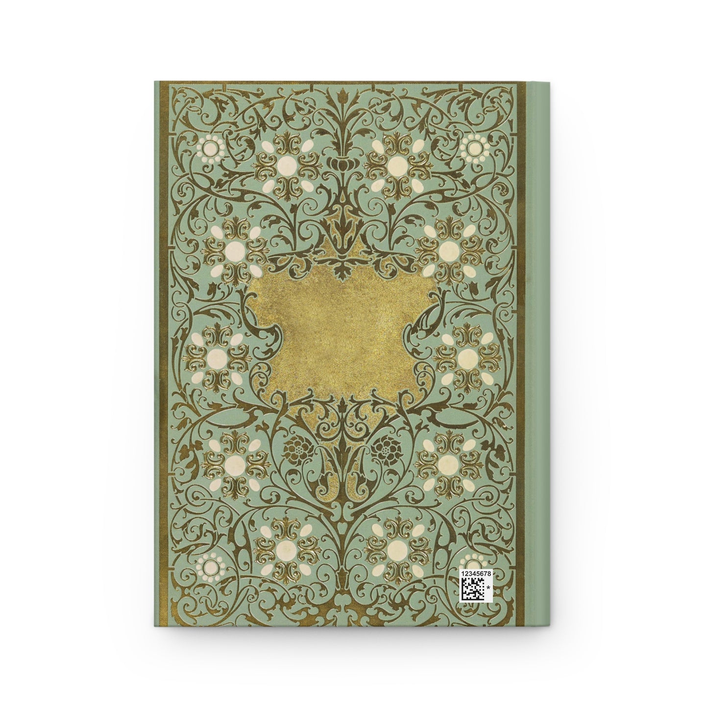 Green and gold Hardcover Journal Matte