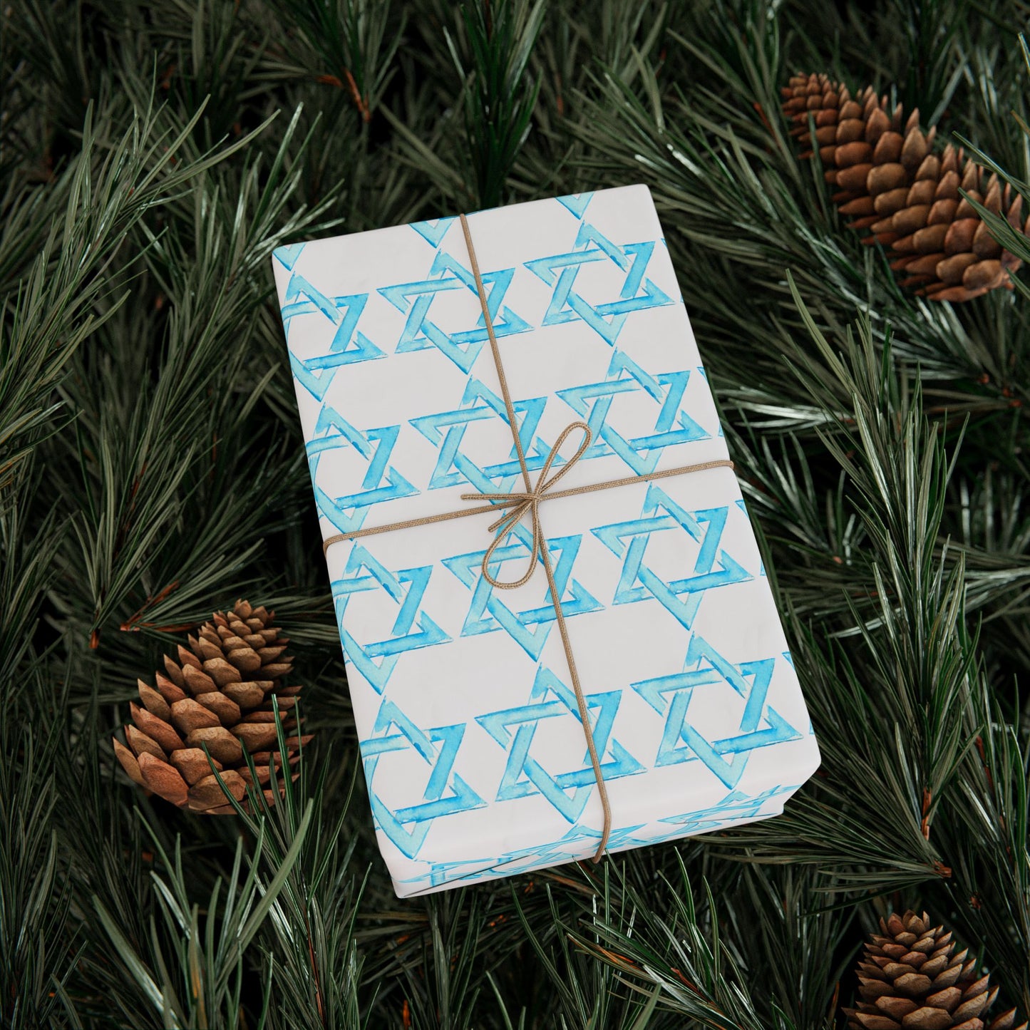 Wrapping Paper Hanukah Star of David