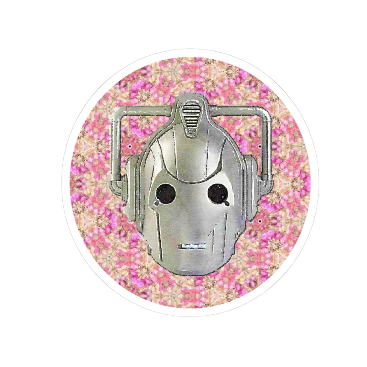 Cyberman Sticker - Doctor Who Fan Kiss-Cut Stickers