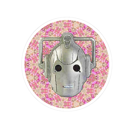 Cyberman Sticker - Doctor Who Fan Kiss-Cut Stickers