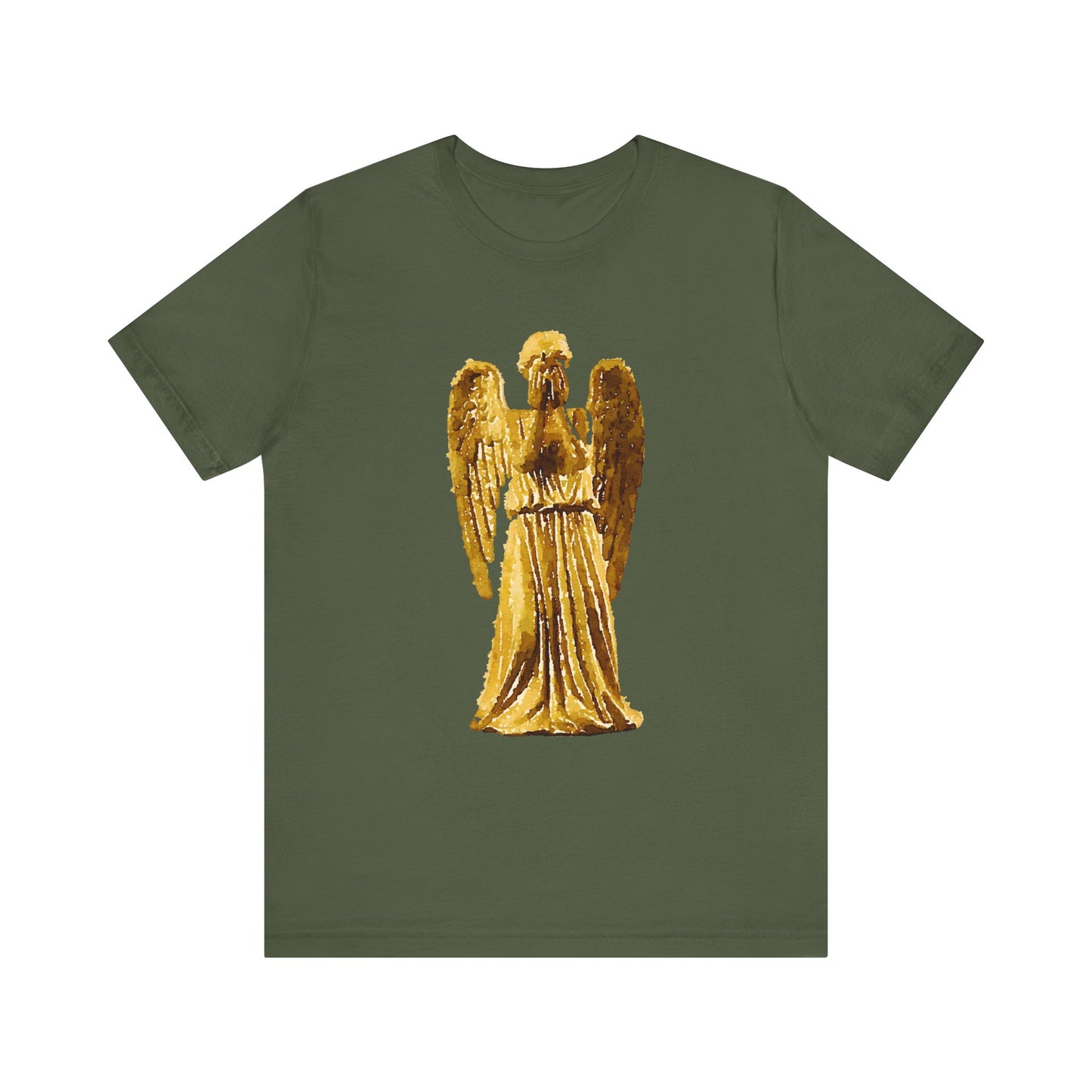 Weeping Angels Doctor Who Tshirt, Unisex Tee, Short Sleeve Top, Sci-Fi Fan Shirt, Retro TV Series Apparel