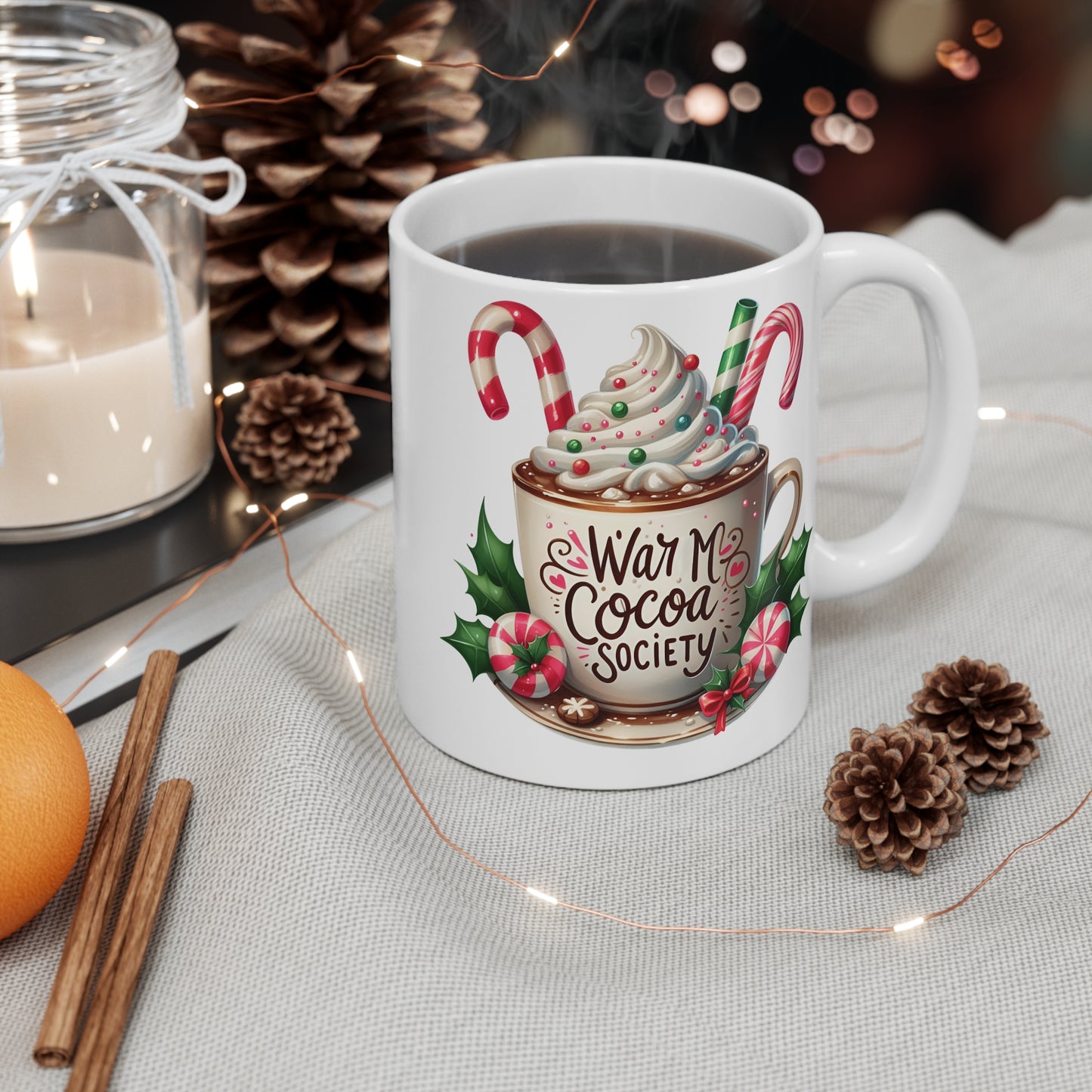 Mug Warm Cocoa Society 11oz