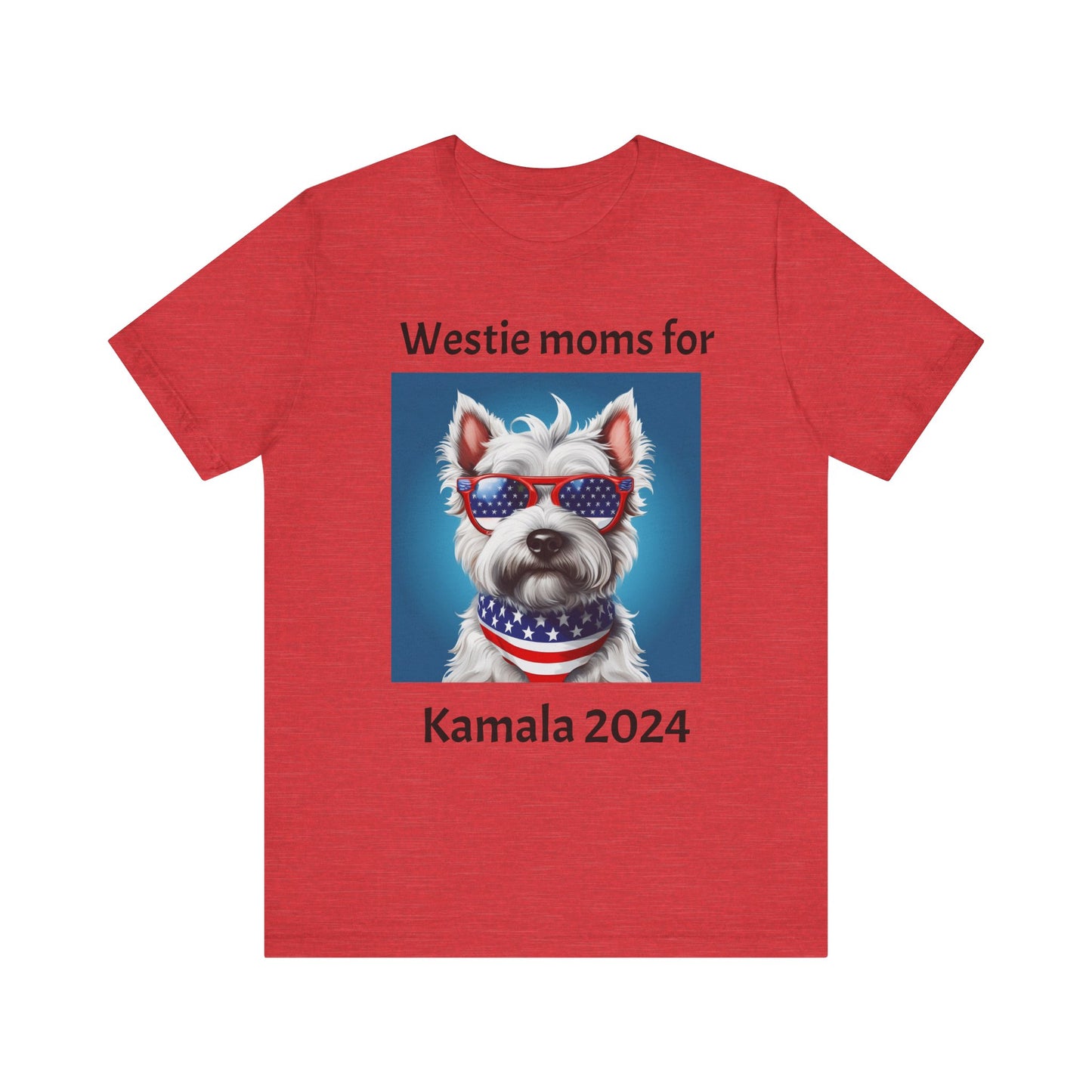 Westie moms for Kamala Jersey Short Sleeve Tee