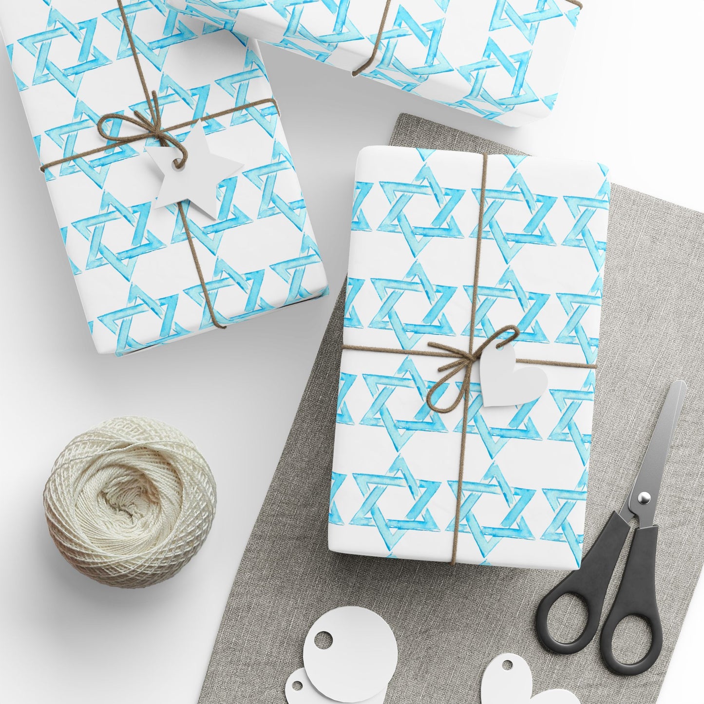 Wrapping Paper Hanukah Star of David