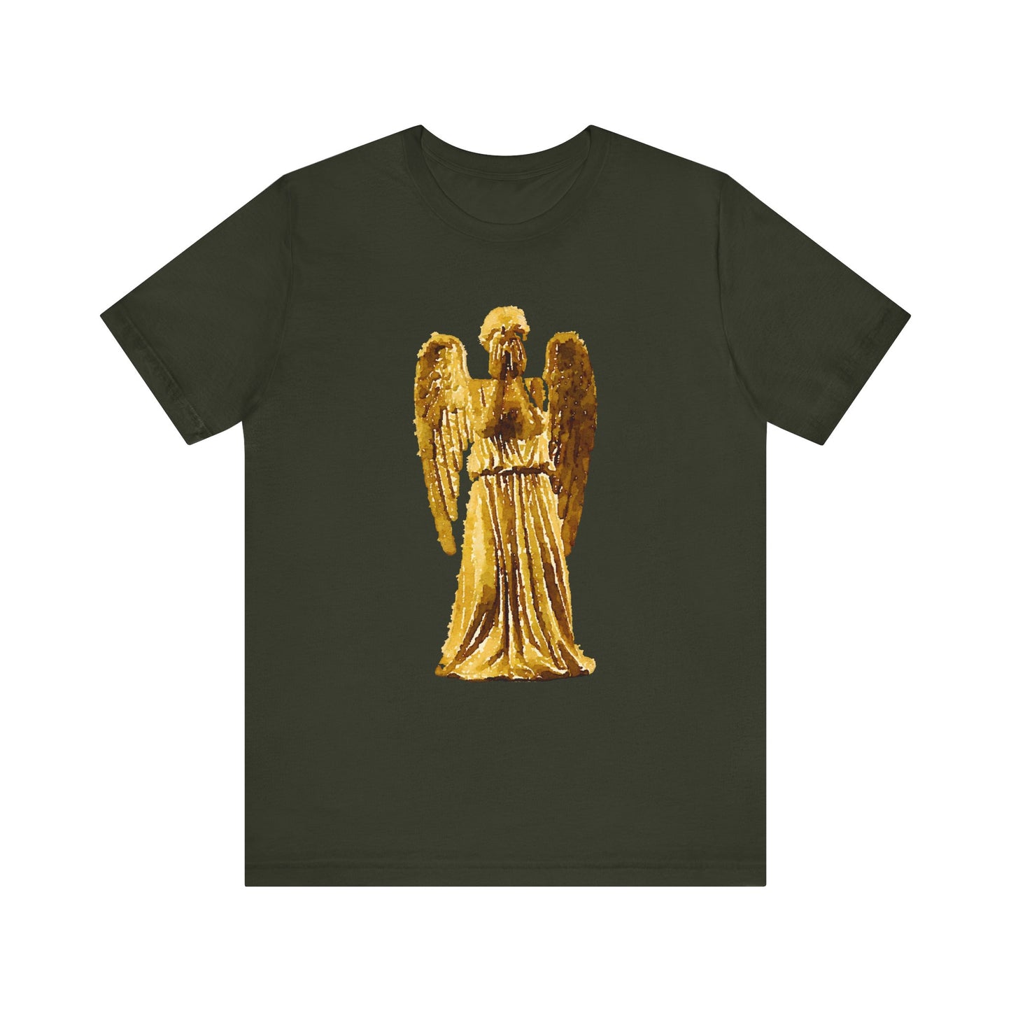 Weeping Angels Doctor Who Tshirt, Unisex Tee, Short Sleeve Top, Sci-Fi Fan Shirt, Retro TV Series Apparel