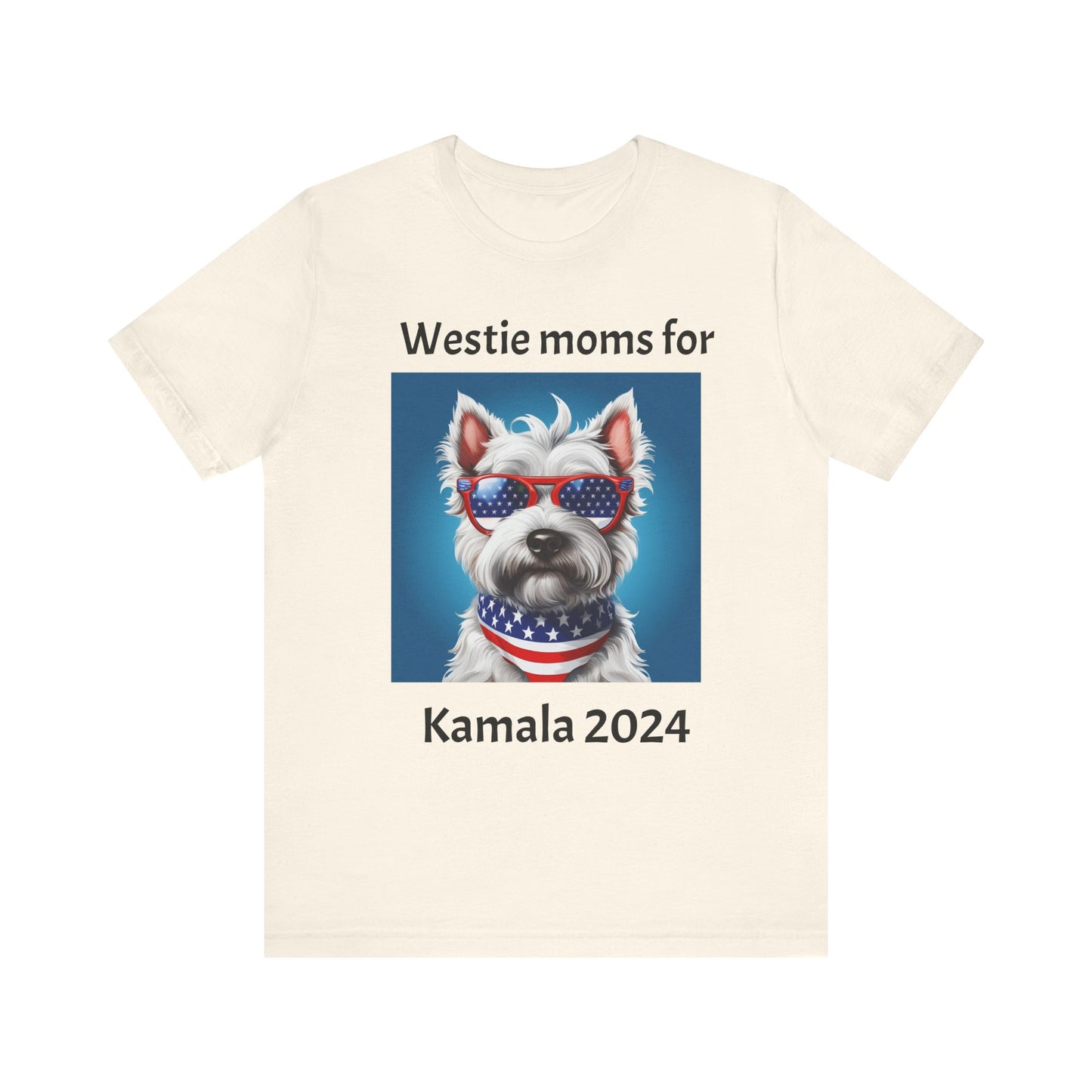 Westie moms for Kamala Jersey Short Sleeve Tee