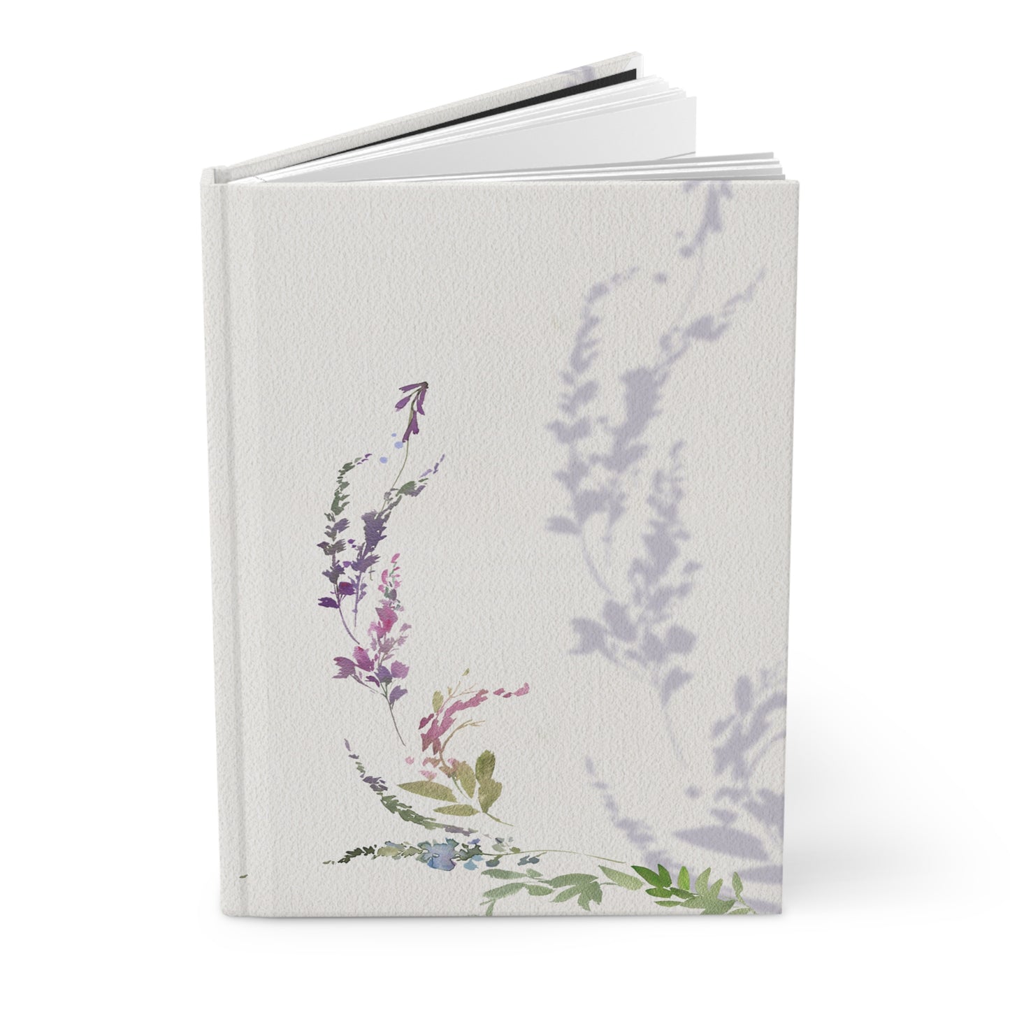 Wild flower in shadow Hardcover Journal Matte