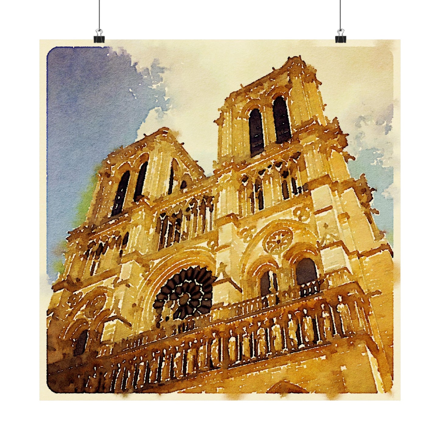 Poster - Study of Paris, Notre Dame