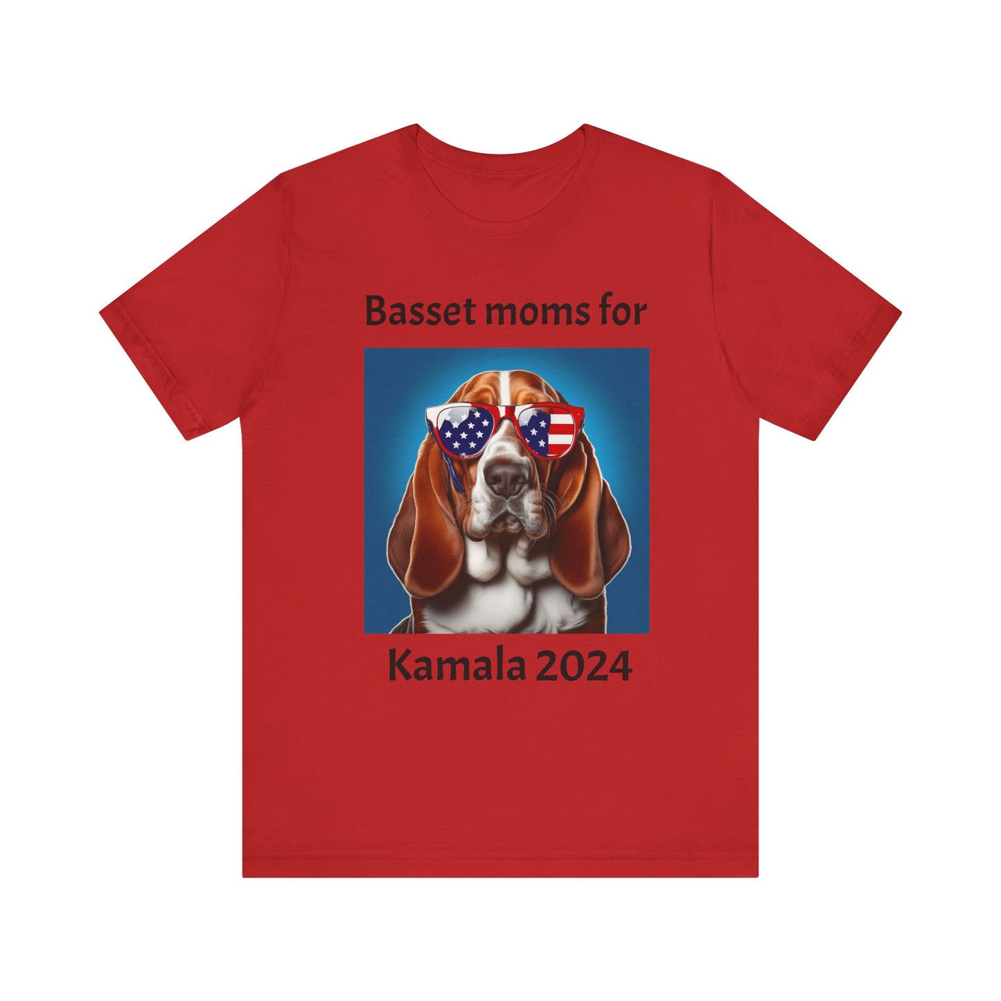 Basset moms for Kamala Jersey Short Sleeve Tee