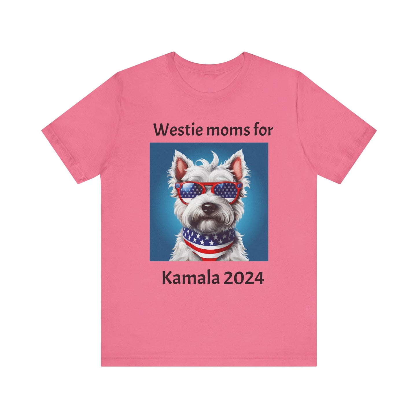 Westie moms for Kamala Jersey Short Sleeve Tee