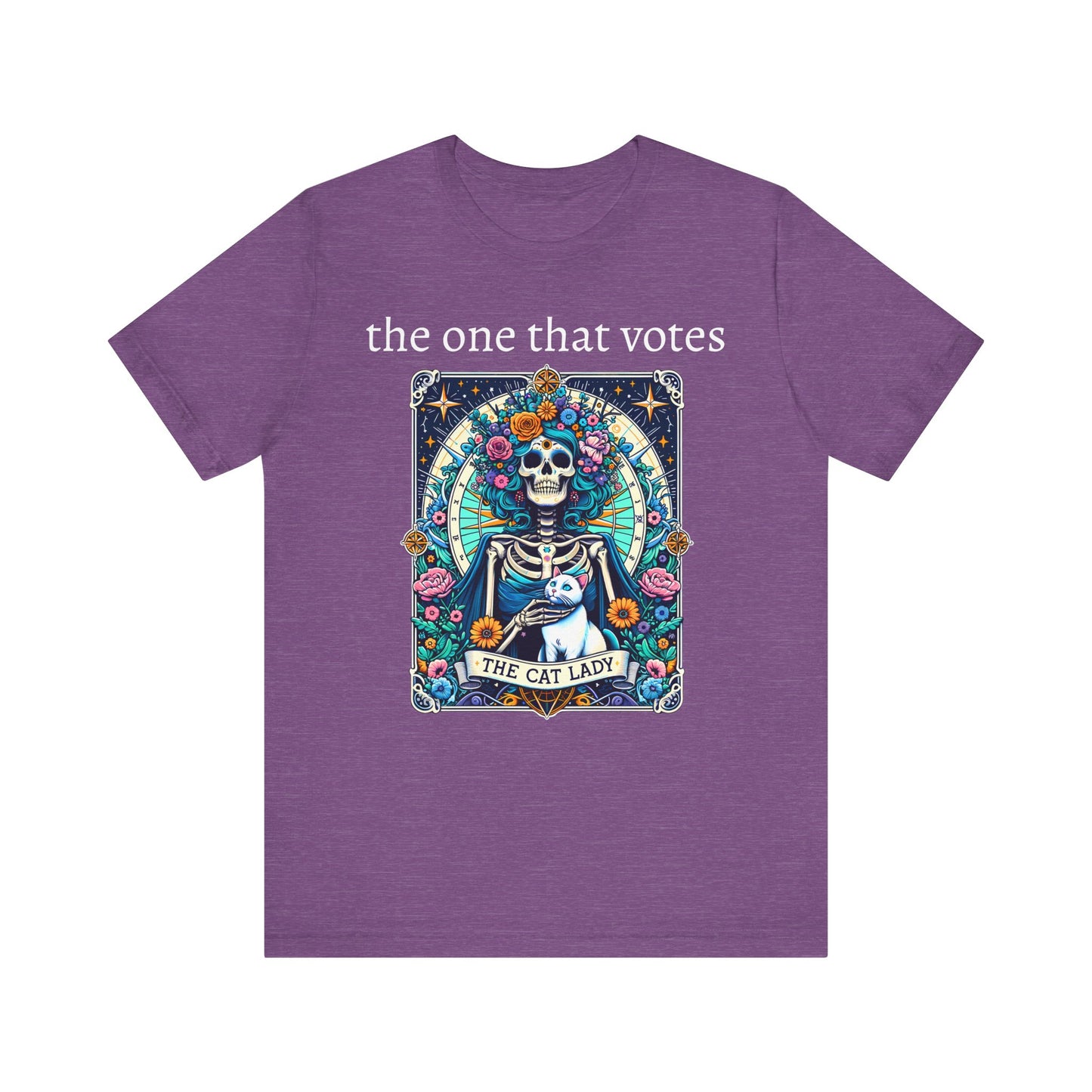 The Childless Cat Lady Tarot Kamala Jersey Short Sleeve Tee