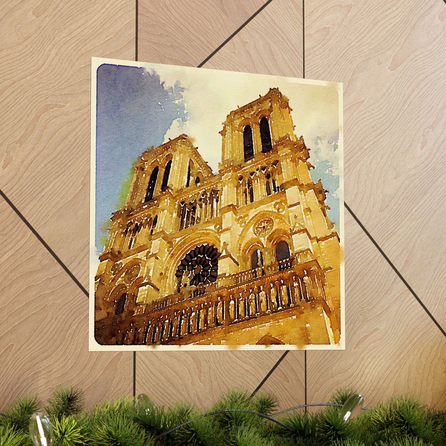 Poster - Study of Paris, Notre Dame