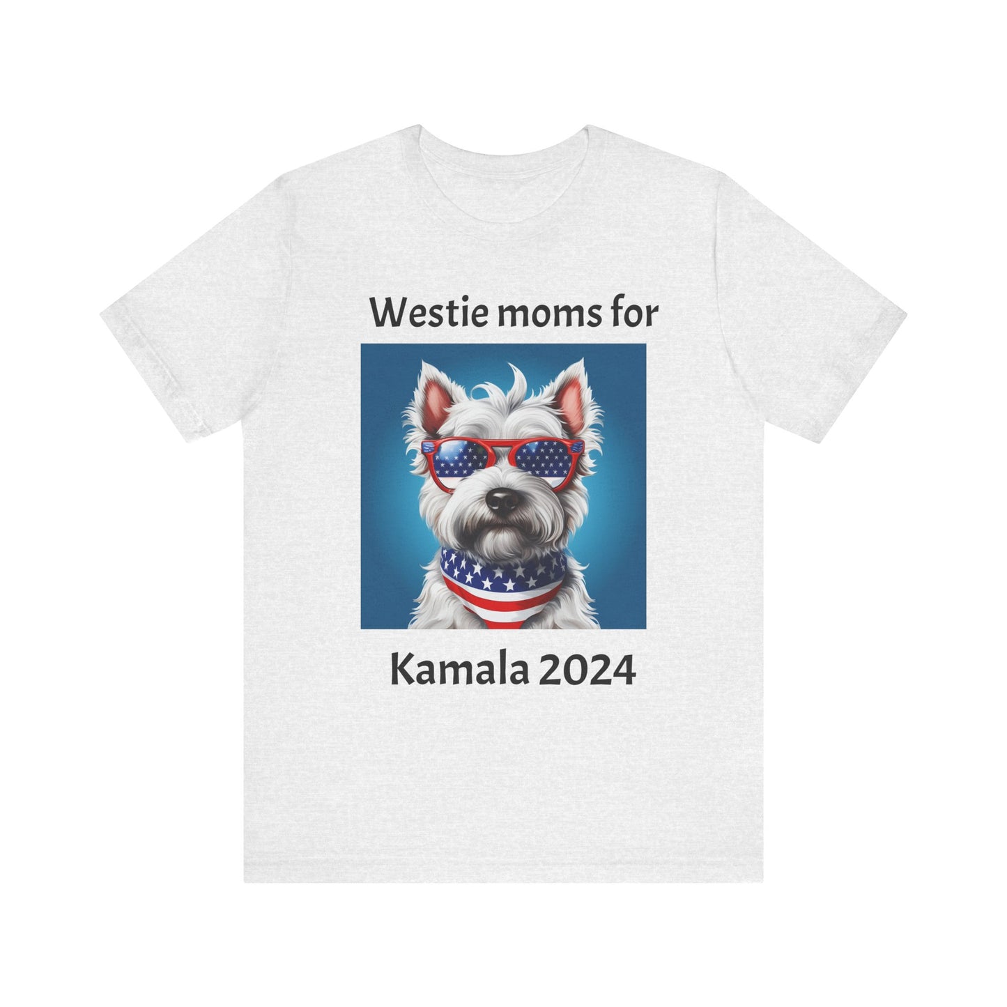 Westie moms for Kamala Jersey Short Sleeve Tee