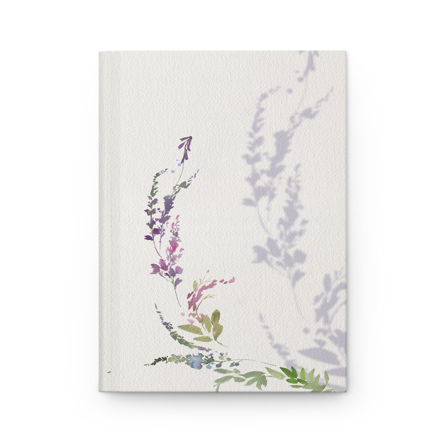 Wild flower in shadow Hardcover Journal Matte