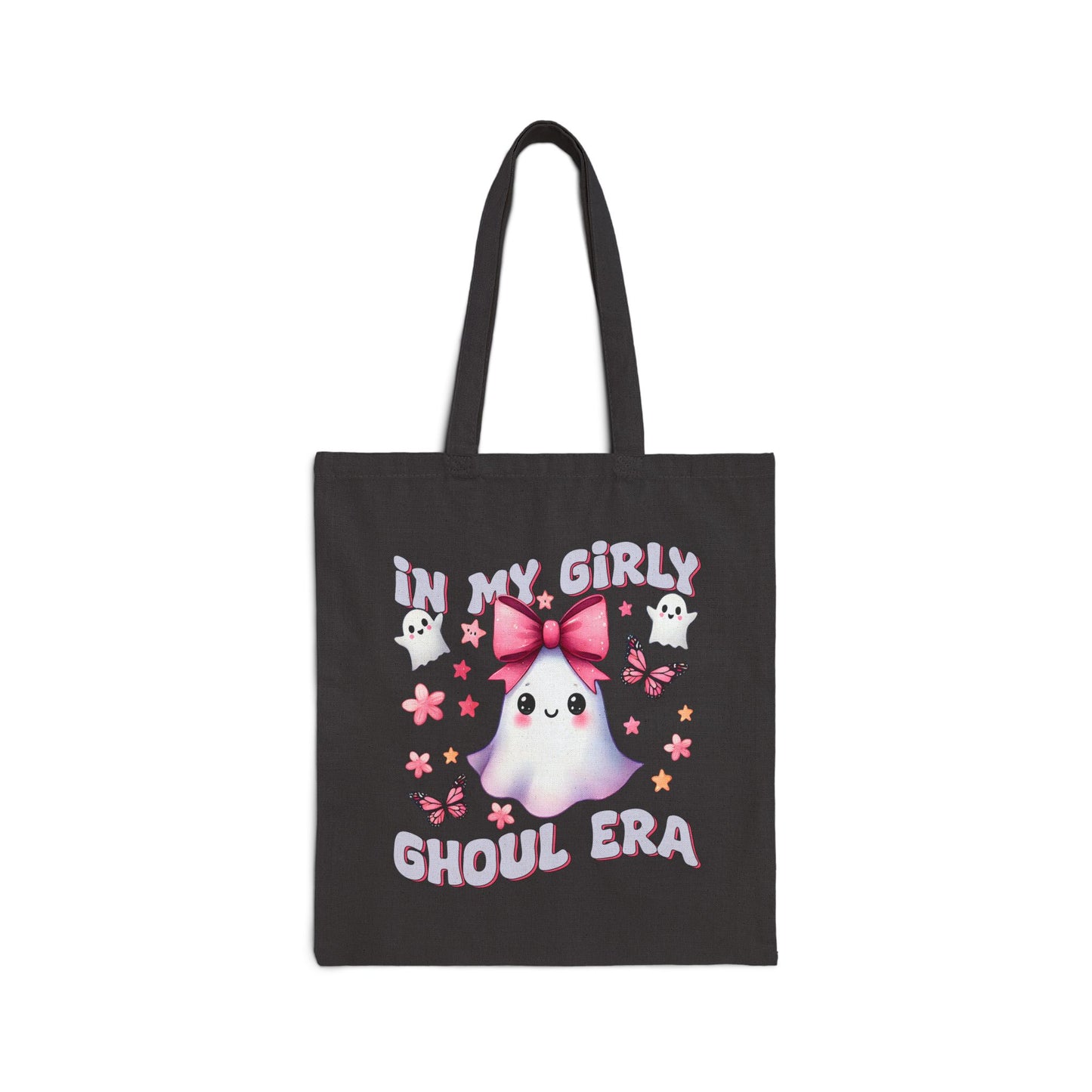 In My Spooky Ghouls Era Cotton Canvas Tote Bag