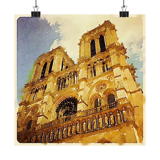 Poster - Study of Paris, Notre Dame