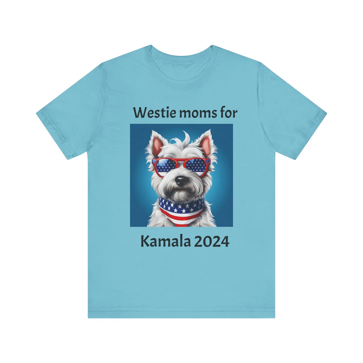 Westie moms for Kamala Jersey Short Sleeve Tee