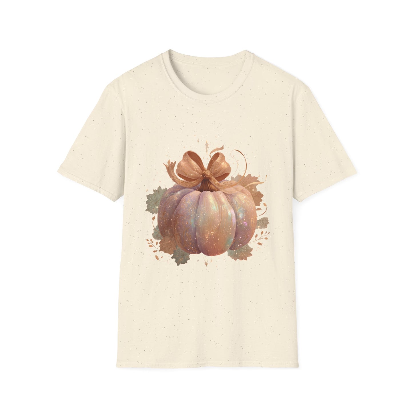 Pastel Pumpkin T-Shirt, Fall Autumn Unisex Softstyle