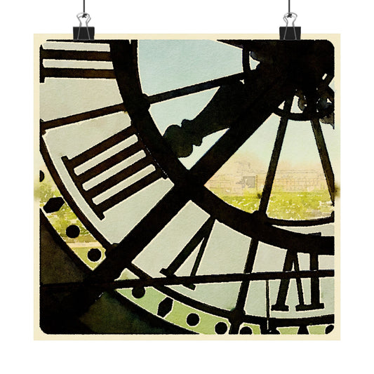 Wall Art Poster - Musee d'Orsay Study of Paris