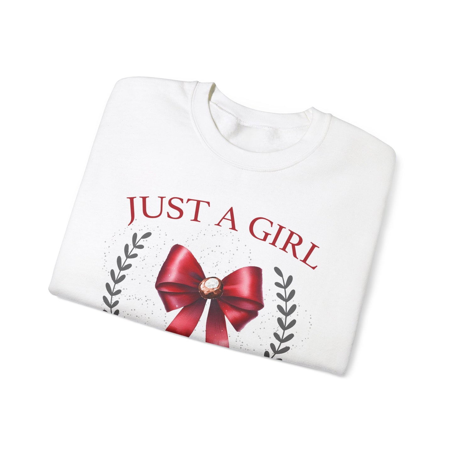 A Girl Who Loves Ohio State Football Unisex Heavy Blend™ Crewneck Sweatshirt