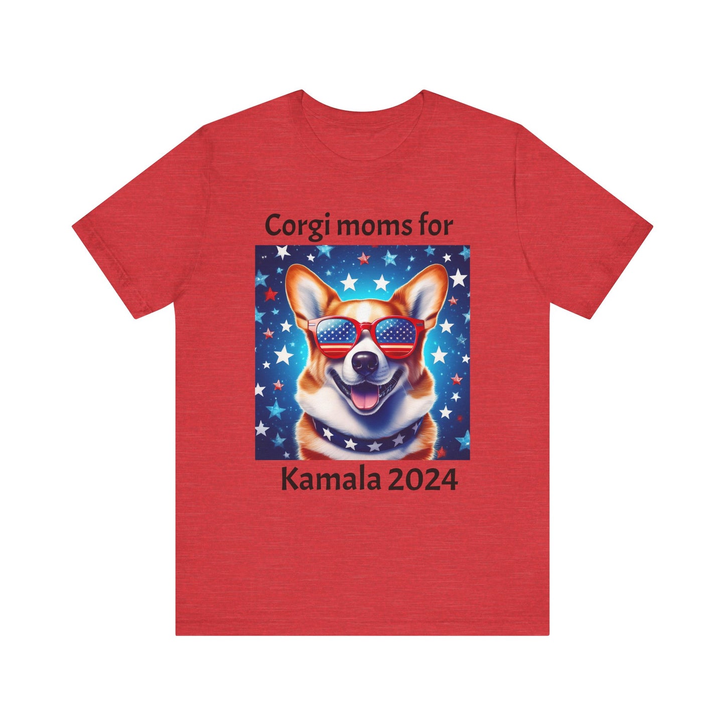 Corgi moms for Kamala Jersey Short Sleeve Tee