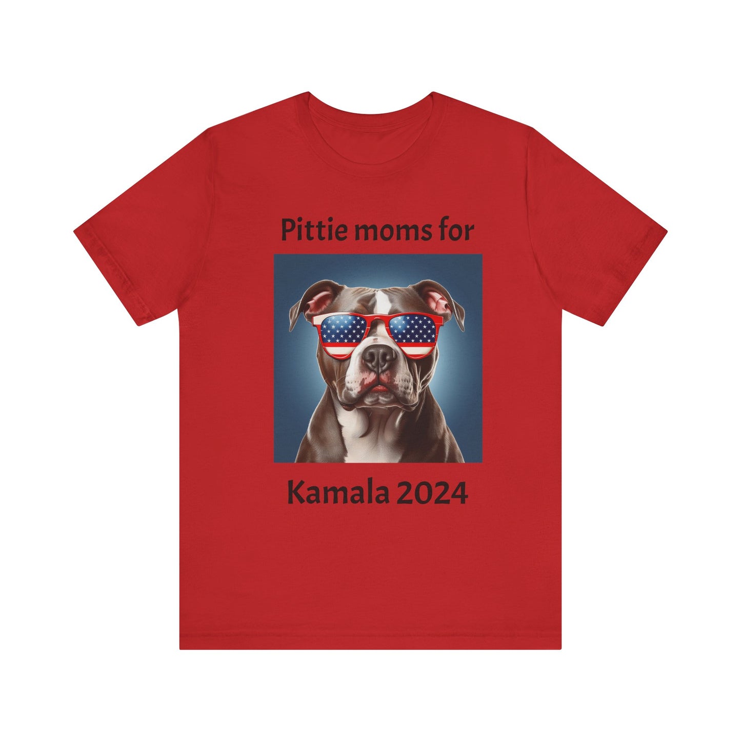 Pittie moms for Kamala Jersey Short Sleeve Tee