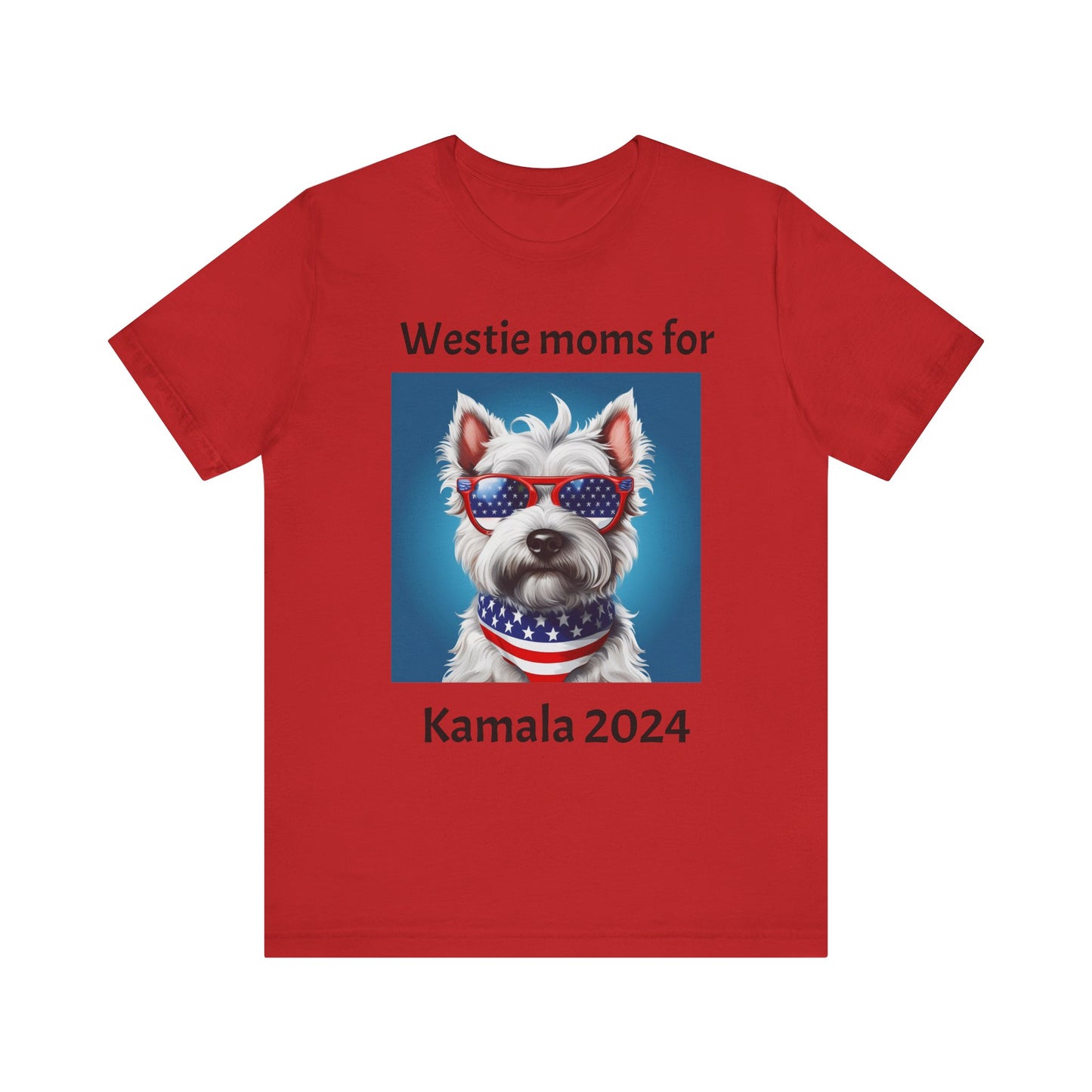 Westie moms for Kamala Jersey Short Sleeve Tee