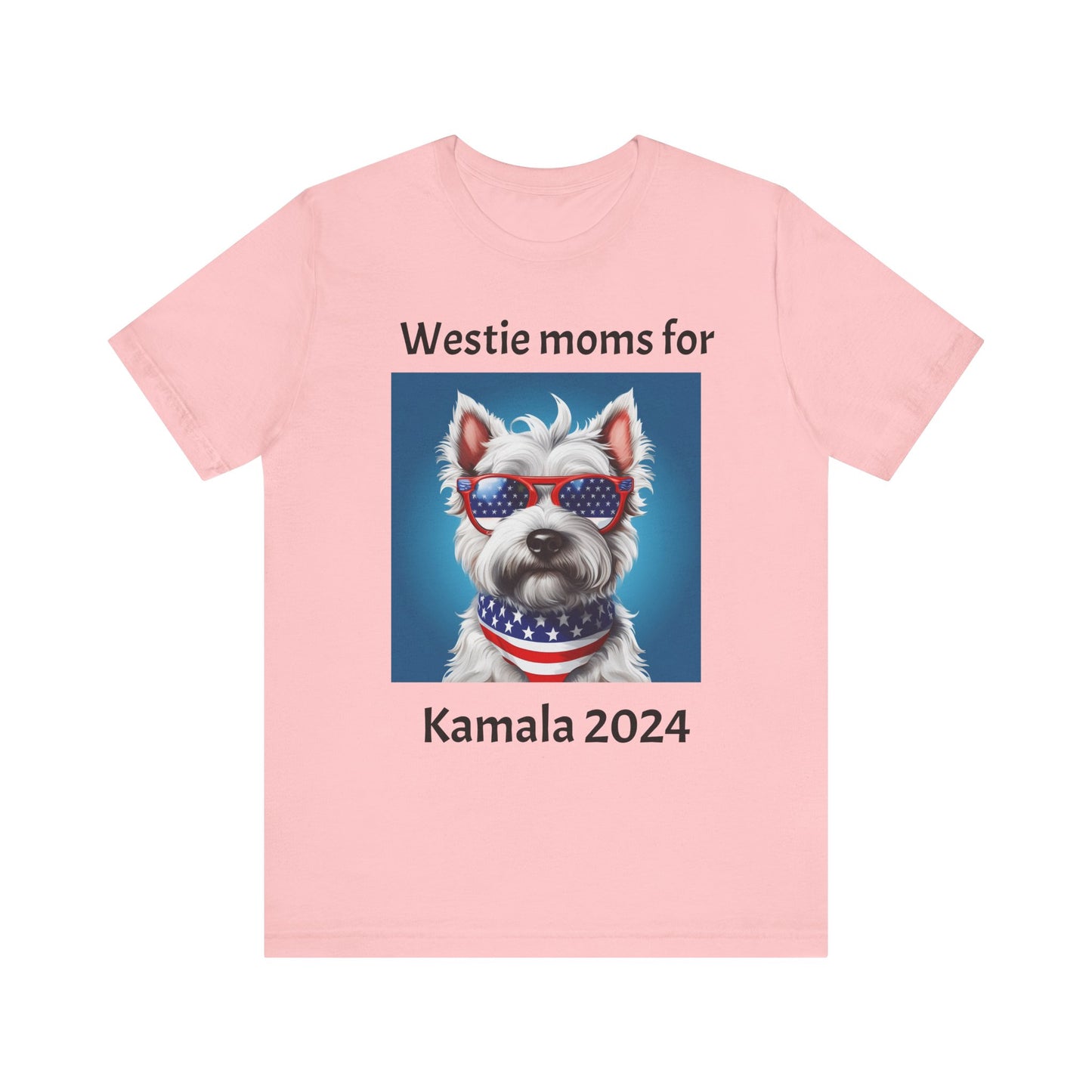 Westie moms for Kamala Jersey Short Sleeve Tee