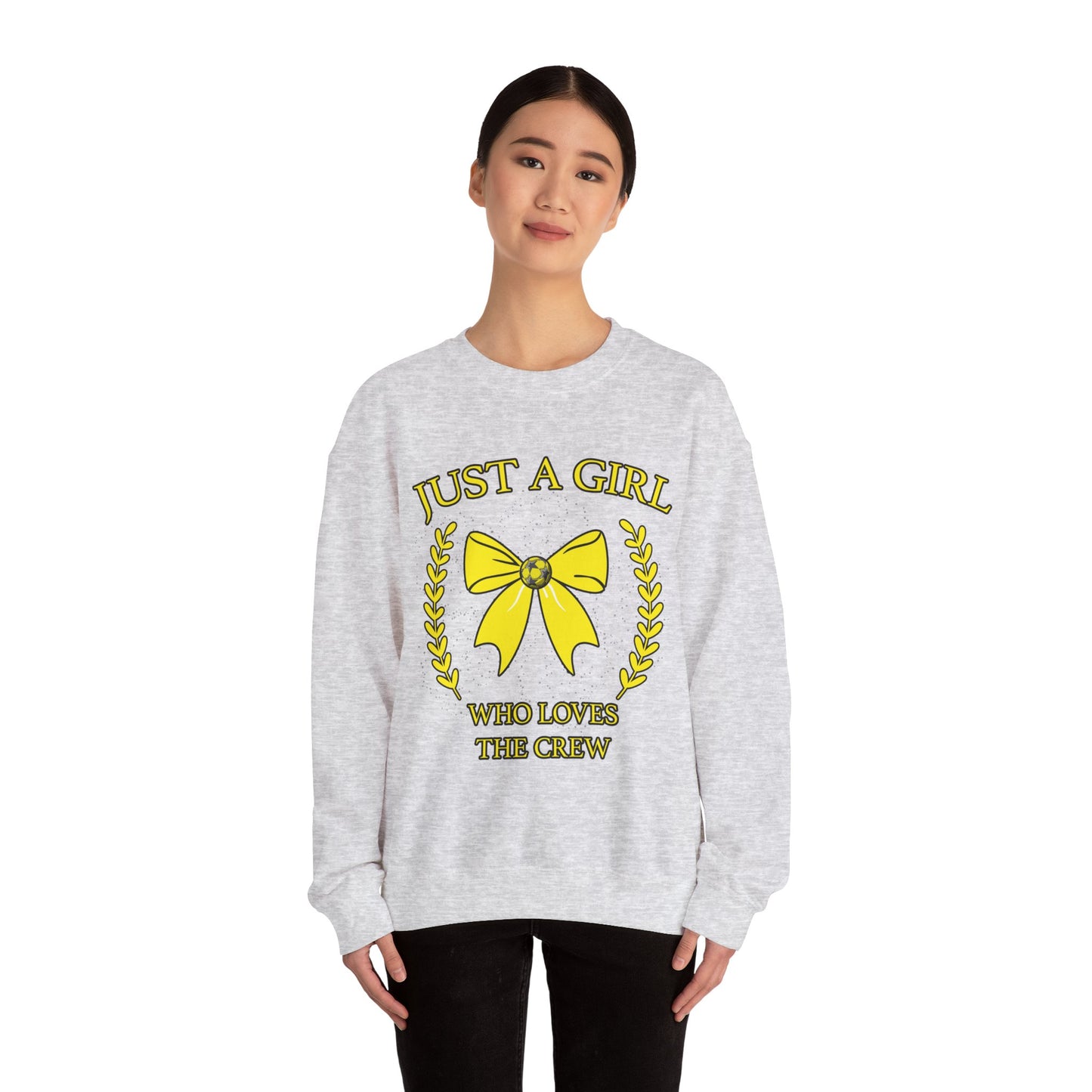 A Girl Who Loves the Crew Unisex Heavy Blend™ Crewneck Sweatshirt