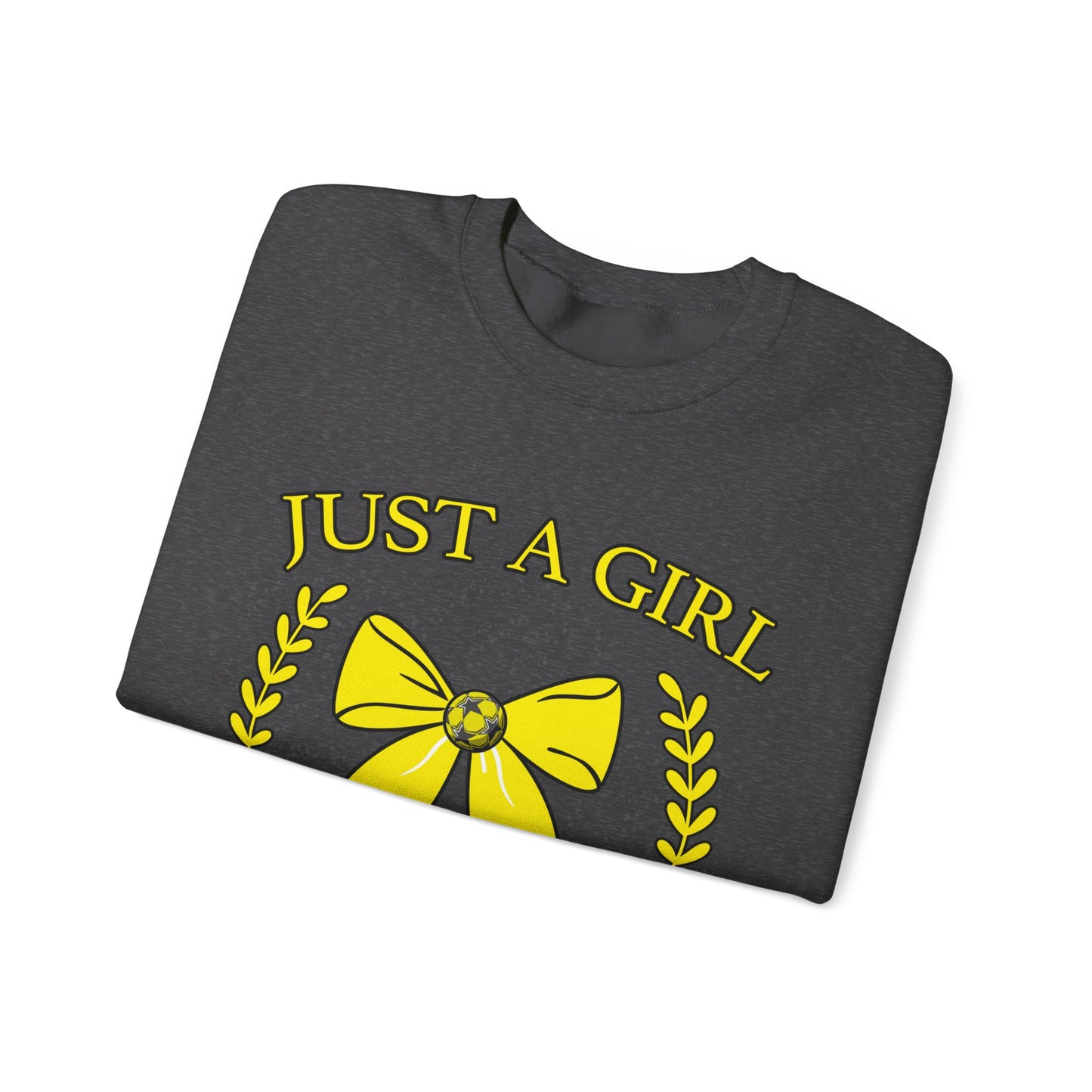 A Girl Who Loves the Crew Unisex Heavy Blend™ Crewneck Sweatshirt